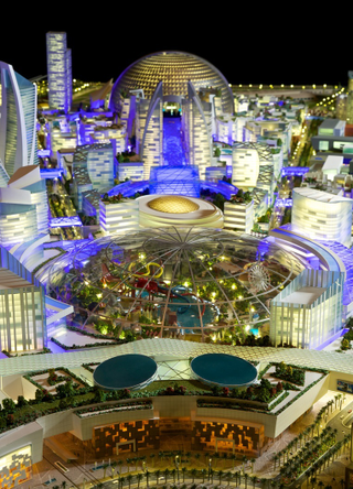 Illustration for article titled Dubai To Build The World's First Climate-Controlled City
